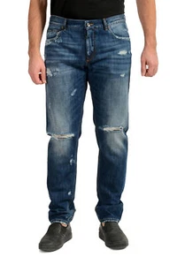Dolce & Gabbana Herren Medium Blau ""Normal"" Distressed Jeans - Bild 1 von 5