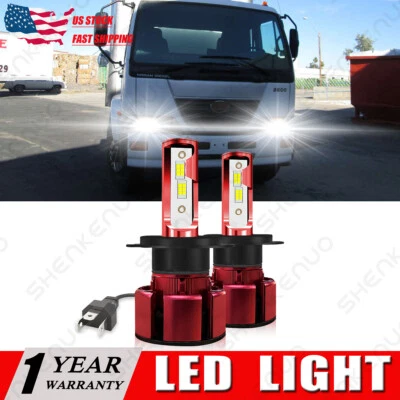 For Nissan UD 1800 2000 2300 2600 3300 Upgrade LED Headlight High&Low 6000K Bulb - Image 1 of 4