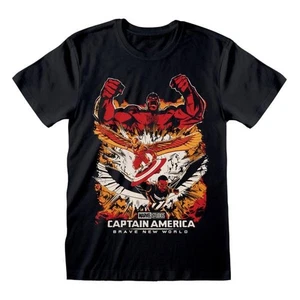 T-shirt Captain America Brave New World montaggio taglia S - Foto 1 di 1