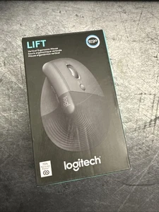 Logitech Lift Vertical Ergonomic Mouse Wireless Bluetooth - No Dongle - Picture 1 of 7