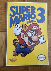 Super Mario Bros. 3 Original NES Nintendo Videospiel Poster 17” X 11” - Bild 1 von 2