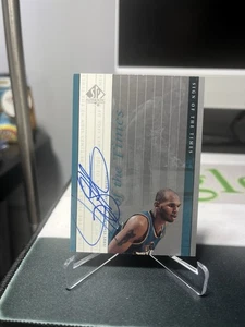 2000-01 Upper Deck Detroit Pistons Jerry Stackhouse Sign Of The Times Autograph - Picture 1 of 5