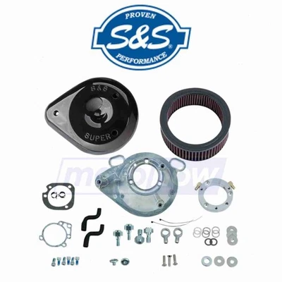S&S Cycle Teardrop Air Cleaner Kit for 2001-2009 Harley Davidson FXDL Dyna dz Foto 1 de 4