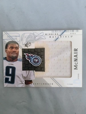 STEVE MCNAIR 2002 SPX Winning Materials GAME USED JUMBO JERSEY Titans  - Image 1 of 2