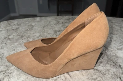 Gianni Bini "Garnett" Tacones de cuña de gamuza de confort para mujer Talla 8.5M Foto 1 de 4