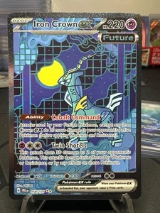 Iron Crown Ex 158/131 Prismatic Evolutions SIR Near Mint Ungraded English - Picture 1 of 2