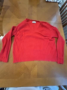 Old Navy Damen Pullover rot V-Ausschnitt Large - Bild 1 von 4