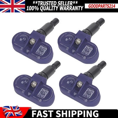 4Pcs Bluetooth TPMS Tire Pressure Sensor For Tesla Model 3 / S / X / Y 2021-2024 - Image 1 of 4