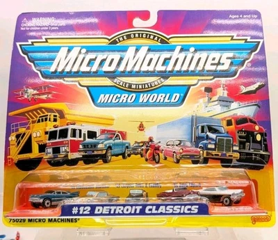 1999 Micro Machines 75029 NEW Micro World #12 Detroit Classics Galoob - Image 1 of 4