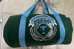 Vintage Tulane College Green Wave 80er Tasche Sporttasche New Orleans - Bild 1 von 6