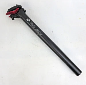 OVAL CONCEPTS 300 SEATPOST 27.2mm 360mm 327g Road Bike Black/Red - Picture 1 of 3