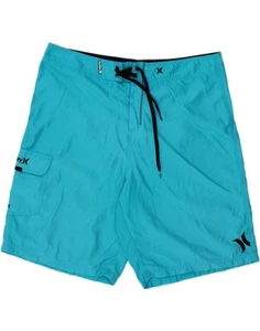 Pantalones cortos de natación HURLEY para hombre XL azul poliéster BT06 - Imagen 1 de 3