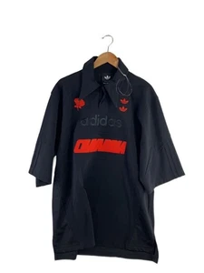 adidas Polo Shirt-Polyester BLK Used - Picture 1 of 6