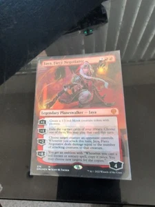 MTG Jaya, Fiery Negotiator (Borderless) FOIL | NM | Dominaria United - Bild 1 von 1