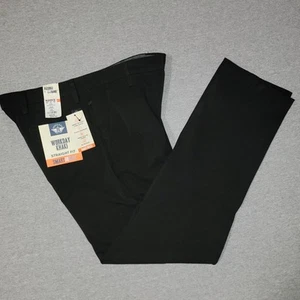 Pantalone Dockers Workday kaki uomo 34x34 nero vestibilità dritta cintura flessibile - Foto 1 di 14