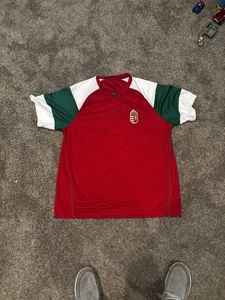 Vintage HUNGARY HOME FOOTBALL SHIRT NATIONAL TEAM JERSEY SIZE Xl - Picture 1 of 3