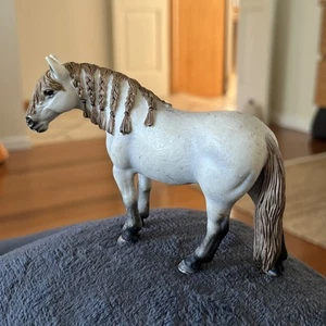 Schleich ANDALUSIAN Gray Mare Braided Mane Retired 2009 Horse Figure  - Picture 1 of 5