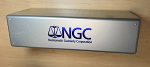 NGC® Silver Plastic Storage Slab Box Holds 14 NGC Certified Graded Coin Slabs - Picture 1 of 4