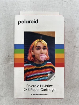 Polaroid Hi-Print 2x3 Paper Cartridge - 20 Sheets. Brand New - Image 1 of 2