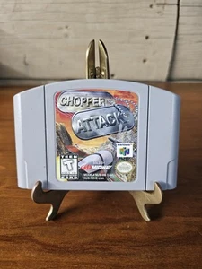 CHOPPER ATTACK N64 Nintendo 64 Cart only Clean Tested working - Picture 1 of 5