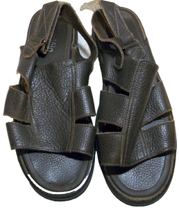 AZALEIA Unisex Buckskin Leder Sandalen, super bequem, Gr. 7M (Herren), 8,5 (wmn) - Bild 1 von 4