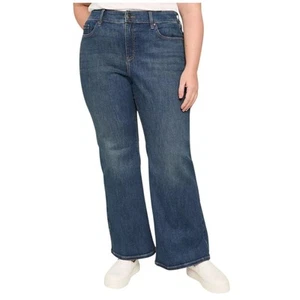 Lane Bryant Womens High-Rise Bootcut Jeans Size 22 Flex Magic Waistband - Picture 1 of 11