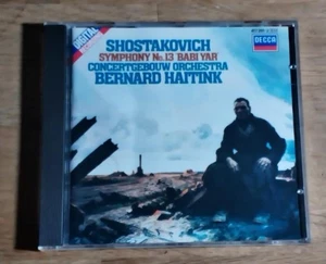 SHOSTAKOVICH Symphony No13 'Babi Yar' HAITINK DECCA CD FULL SILVER - Bild 1 von 3