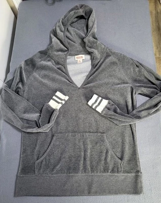 MOSSIMO SUPPLY CO Juniors SZ LG Hoodie Pullover Skater Grunge y2k Gray - Image 1 of 4