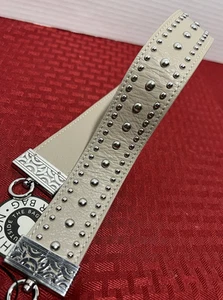 BRIGHTON "YOUR BAG" ROCKSTAR PURSE STRAP*LEATHER*BEECHWOOD/TAUPE*NWT - Picture 1 of 2