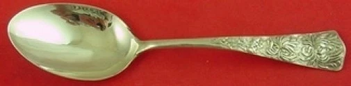 Chrysanthemum by Shiebler Sterling Silver Place Soup Spoon Small 6 1/4" - Image 1 of 1