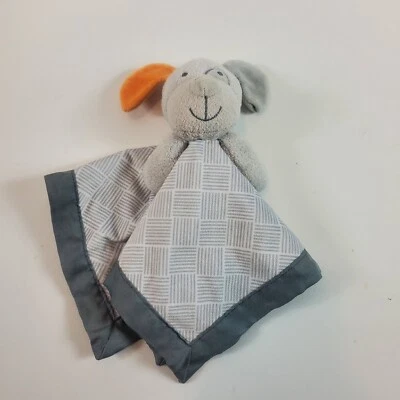 Circo Cachorro Perro Gris Manta de Seguridad Naranja Oreja Satén Lovey Foto 1 de 4