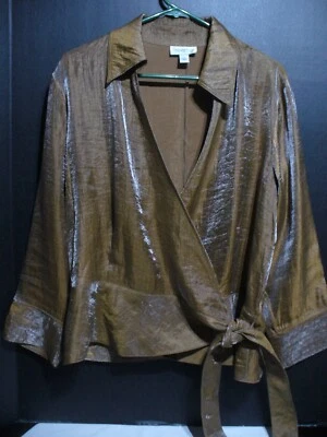 Cabin Creek Gold Shimmering Jacket Size Large - Image 1 of 4