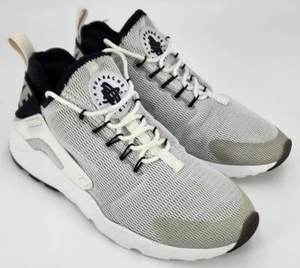 Zapatos para correr Nike Air Huarache Ultra talla 7 blancos negros 819151-100 en excelente estado - Imagen 1 de 8