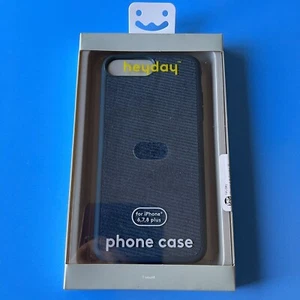 Heyday Corduroy Phone Case for iPhone 6 Plus, 7 Plus, 8 Plus - BLUE - Picture 1 of 4
