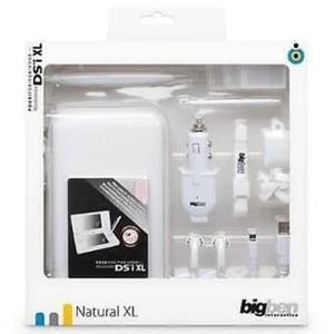 Nintendo DSi XL Accessory Pack Case Stylus Charger Headphones Game Storage White - Picture 1 of 2