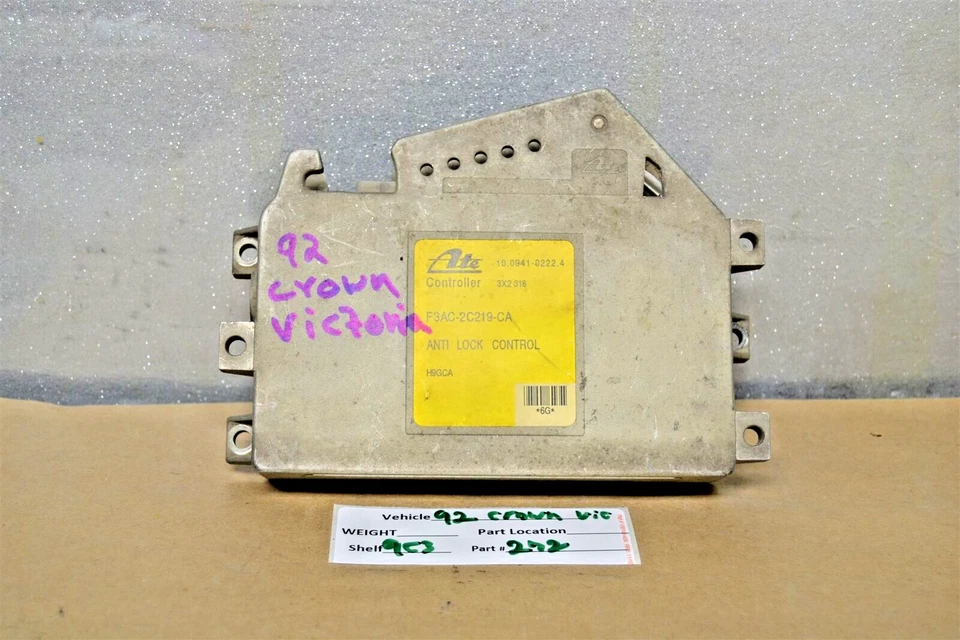 Módulo sistema de frenos ABS Ford Crown Victoria 1992-1994 F3AC2C219CA 242 9C3 Foto 1 de 3