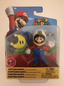 Jakks Nintendo Wave 15 Captain Mario 4" Actionfigur mit gelbem Power Moon - Bild 1 von 3