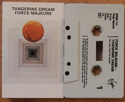 TANGERINE DREAM - FORCE MAJEURE (VIRGIN OVEDC111) 1980s UK CASSETTE REISSUE EX! - Image 1 of 3
