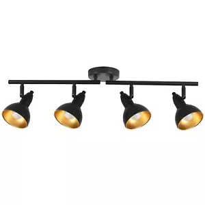 SEEBLEN 4 Light Track Lighting Kit, Farmhouse Ceiling Spot Lighting with Adju... - Picture 1 of 10