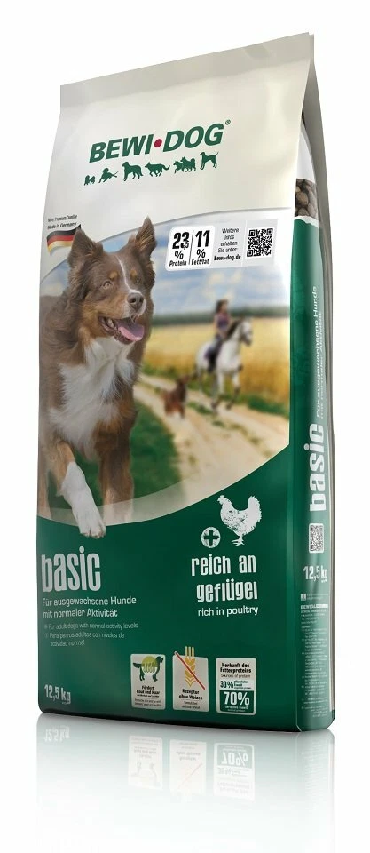 BEWI DOG Basic 12,5 kg Alleinfuttermittel für ausgewachsene normal aktive Hunde - Bild 1 von 1