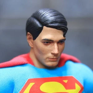 1/12 Custom DC Universe Brandon Routh Superman Returns 2006 Head Sculpt - Picture 1 of 2