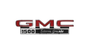 Emblemas del guardabarros delantero GMC 1500 Sierra Grande par 71-72 camioneta GMC - Imagen 1 de 1