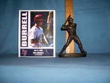2006 PAT BURRELL BRONZE FIGURINE STATUE SCRANTON/WILKES BARRE RED BARONS SGA