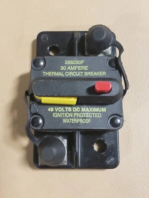 BLUE SEA 7181 SURFACE MOUNT 285-SERIES CIRCUIT BREAKER, 30A - Image 1 of 4