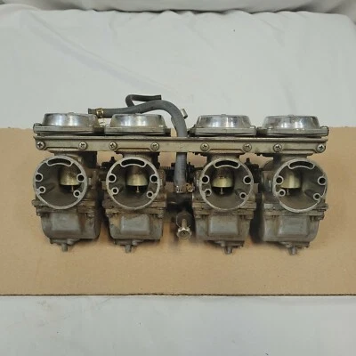 Kawasaki KZ1000 KZ1000P 1996 montaje de carburador de carbono de policía  Foto 1 de 4