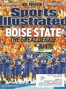 BOISE STATE ST BRONCOS 2010 SPORTS ILLUSTRATED CHRIS PETERSON WAC CHAMPIONS - Picture 1 of 1