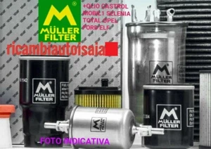 KIT TAGLIANDO FILTRI+5 LITRI OLIO FOR OPEL GM 10W40 FOR OPEL ASTRA F 1.8 I 16V - Imagen 1 de 1