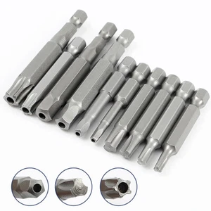 5-Star/Trigeminal/Pentagonal Drill Bits 1/4" Hex Shank Security Tamper Proof - Picture 1 of 26