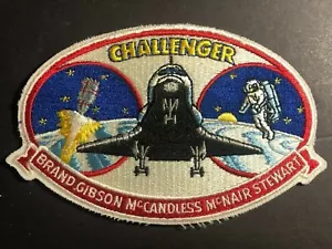 Vintage NASA Challenger STS-41-B Embroidered Patch - Picture 1 of 2