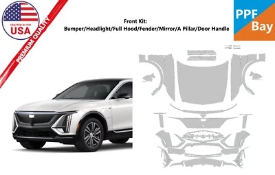 For Cadillac Lyriq 2023-2025 Front Paint Protection Film PreCut PPF - Image 1 of 4